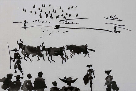 Pablo Picasso, ‘Los Cabestros Retiran al Toro Manso (Halters Withdraw the Tamed Bull)’, 1959