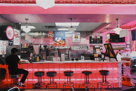 Yigal Ozeri, ‘The Pink Diner; Americana’, 2022