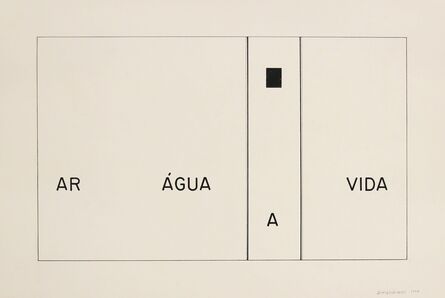 Almandrade, ‘No Title - Visual Poem’, 1978