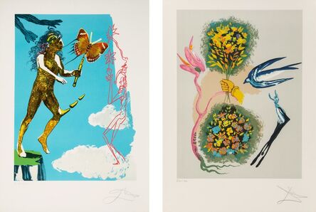 Salvador Dalí, ‘Madam butterfly & the dream (two works)’, 1978