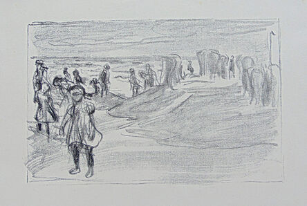 Max Liebermann, ‘On the Beach (Noordwijk)| Am Strand (Noordwijk)’, 1912