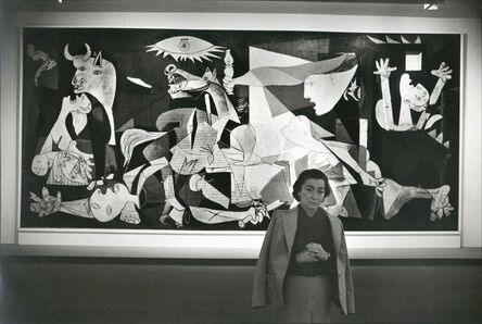David Douglas Duncan, ‘Jacqueline and Guernica, MOMA NYC’, 1980