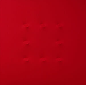 Turi Simeti, ‘8 ovali rossi’, 2015