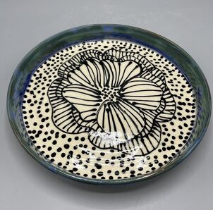 Emma Doppel, ‘Dahlia Flower Platter’, 2024