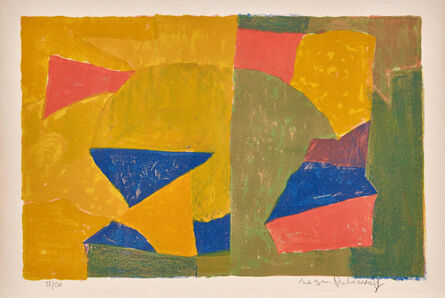 Serge Poliakoff, ‘Composition En Jaune, Vert, Bleu Et Rouge’, 1956