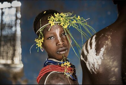 Steve McCurry, ‘Child Adorned with Flowers, Omo Valley, Ethiopia’, 2012