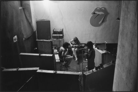 Dominique Tarlé, ‘Mick, Keith and Mick T in the studio’, 1971