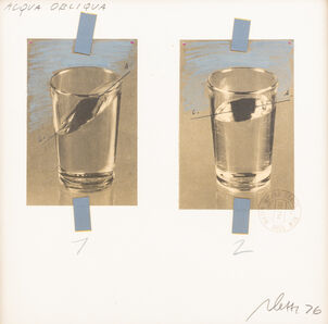 Fabrizio Plessi, ‘Oblique water’, 1976