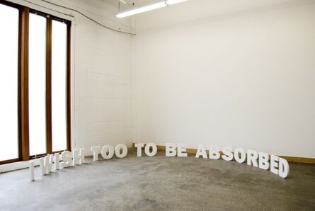 Erdem Taşdelen, ‘I Wish Too To Be Absorbed’, 2010