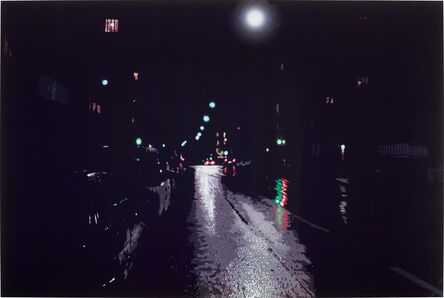 Julian Opie, ‘Rain Footsteps Siren, from Eight Landscapes (C. 18)’, 2000