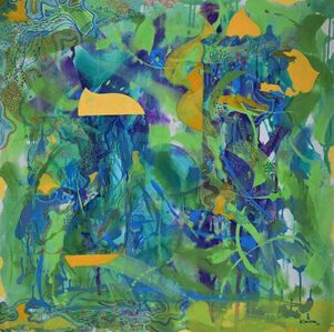 Kailash Desai, ‘Green Flower Valley’, 2023