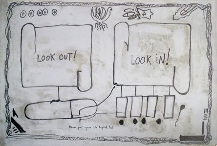 Jimmie Durham, ‘Look Out, Look In’, 1992