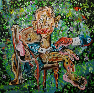 Cristiano Mangovo, ‘Obama Portrait’, 2018