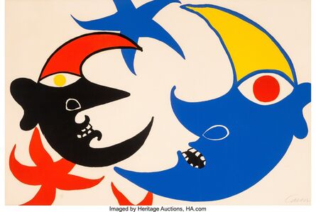 Alexander Calder, ‘Les Deux Lunes’, 1974