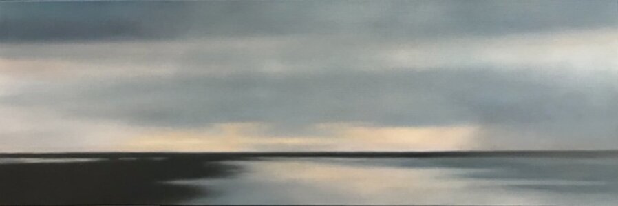 Late day on tidal flats