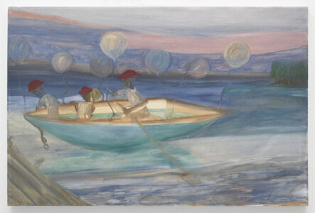 Ficre Ghebreyesus, ‘Red Hats and Balloons’, c. 2002-07