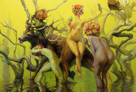 Martin Wittfooth, ‘Influencers ’, 2021
