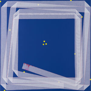 Noël Dolla, ‘Plis et replis suite bleue’