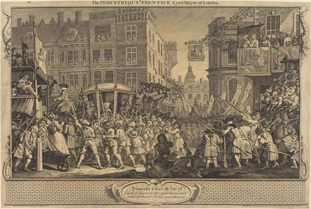 William Hogarth, ‘The Industrious 'Prentice Lord-Mayor of London’, 1747