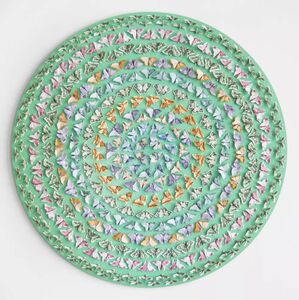 Arthur Becker, ‘Green Moneyflies Mandala’, 2016