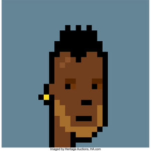 Larva Labs, ‘CryptoPunk 6503’, Minted on June 23-2017