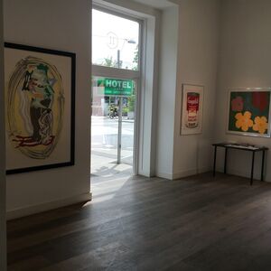 Julian Opie, Jim Dine, Keith Haring, Roy Lichtenstein & Andy Warhol | Neue Realisten & Pop Art, installation view