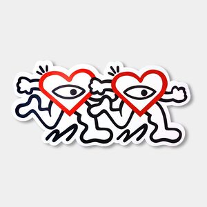 Mul Draws, ‘Young Hearts (White)’, 2024