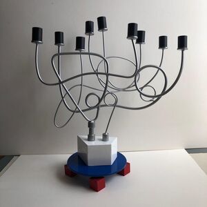 Peter Shire, ‘Post Modern Los Angeles Judaica Menorah Pop Art Sculpture Memphis Milano Artist’, 1990-1999