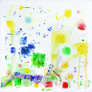 Clorindo Testa, ‘Manchas azules’, 2010