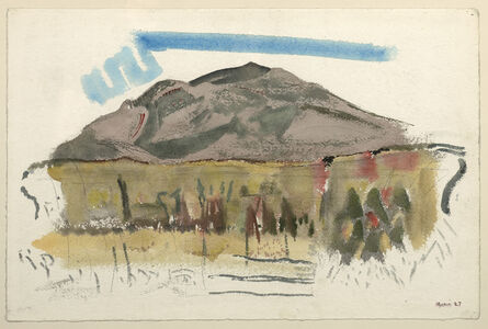 John Marin (1870-1953), ‘White Mountain Country, Autumn No. 44, Franconia Range, The Mountain No. 1,’, 1927