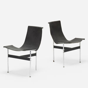 William Katavolos, ‘T-chairs model 3-LC, pair’, 1953