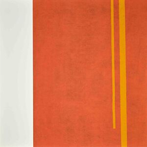 Eleni Zerva, ‘ Green Cosmos - Orange’, 1971