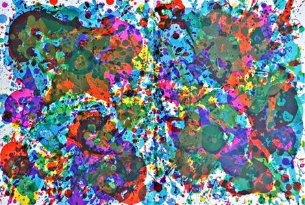 Sam Francis, ‘Carnegie Museum lithograph Deluxe Hand Signed & Numbered Edition  Cat: Lembark 155’, 1972