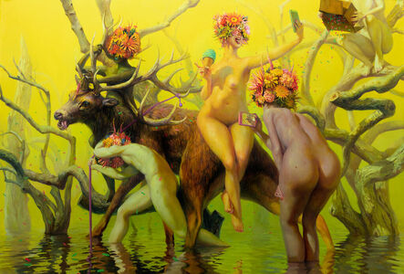 Martin Wittfooth, ‘Influencers’, 2021