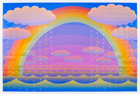 Amy Lincoln, ‘Rainbow with Rain Clouds’, 2022