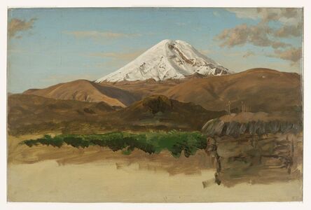 Frederic Edwin Church, ‘Study of Mount Chimborazo, Ecuador’, 1857