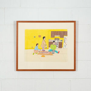 Annie Pootoogook, ‘In the Kitchen’, 2000