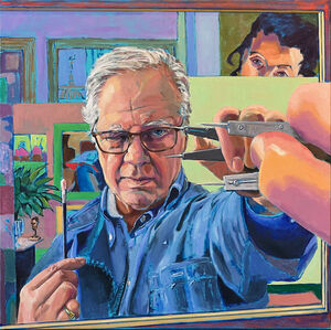 Martin Burrough, ‘Squint - A Self Portrait’, 2023