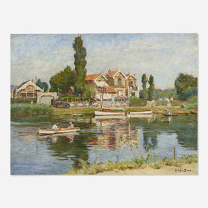 Georges Binet, ‘Boating on the River’