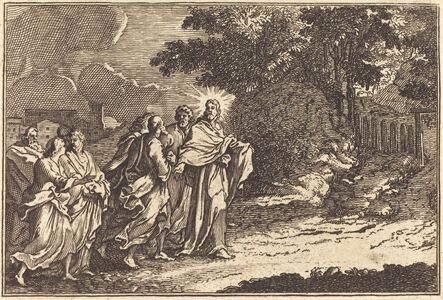after Sébastien Le Clerc I, ‘Christ Arrives on the Mount of Olives’