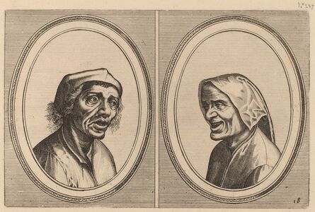 Johannes and Lucas van Doetechum after Pieter Bruegel the Elder, ‘"Goe Geurtjen" and "Kribbighe Babbe"’, ca. 1564/1565