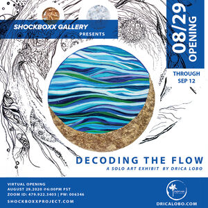 Drica Lobo: Decoding The Flow, installation view