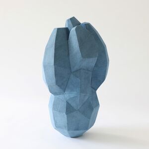 Turi Heisselberg Pedersen, ‘Blue Faceted Sculpture’, 2018