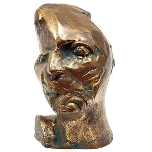 Philip Pavia, ‘Untitled, Head Of An Artist, Avant-Garde Bronze Sculpture’, 20th Century