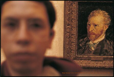 Carlos Gallardo, ‘Pixel Terror, Autorretrato con Van Gogh’, 1982