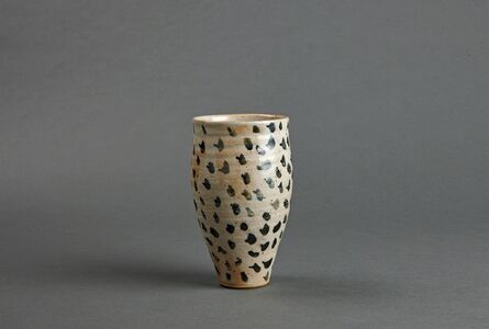 Young Jae Lee, ‘Cylindrical vase, spodumene and feldspar glaze with engobe’, 2015