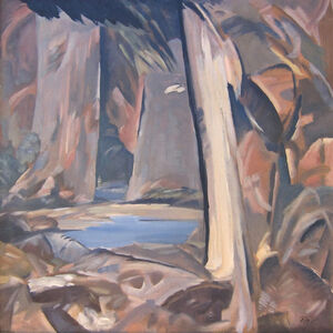 Peter Marienus Camfferman, ‘Northwest Forest Scene’, ca. 1930s