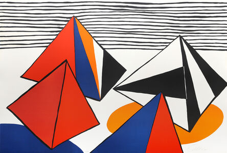 Alexander Calder, ‘Les Pyramides Grandes’, 1975