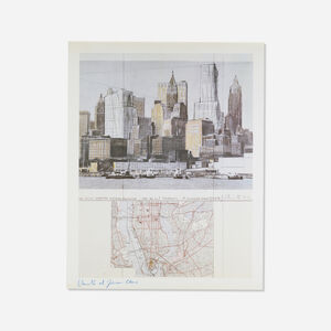 Christo and Jeanne-Claude, ‘Two Lower Manhattan Wrapped Buildings, Project for New York City’, 1985