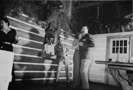 Robert Capa, ‘Ernest Hemingway and Martha Gelhorn dancing, Sun Valley, Idaho, USA’, November 1940